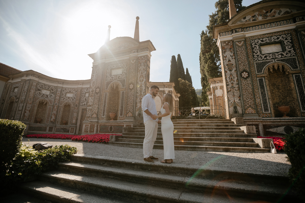 Secret proposal at Villa d’Este Lake Como