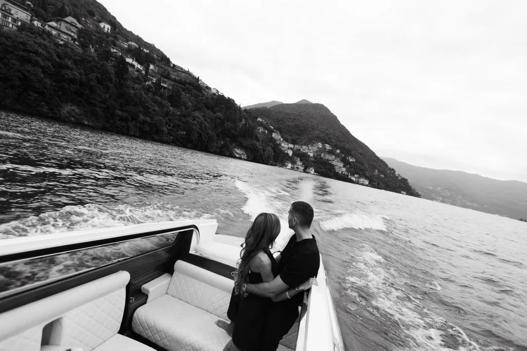 Luxury engagement photoshoot Lake Como