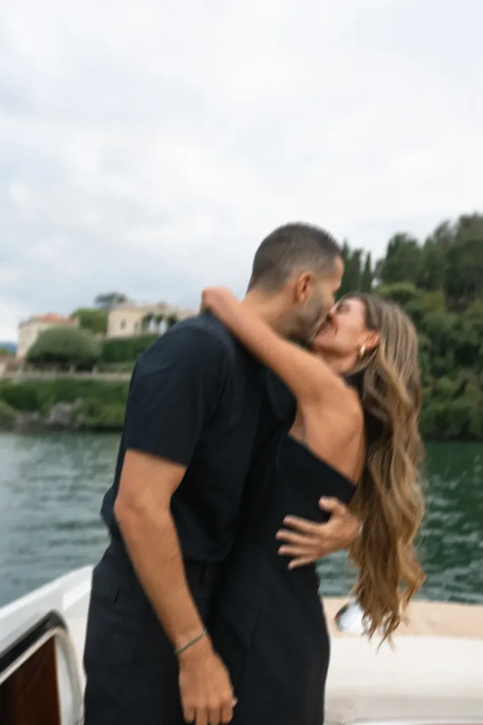 Surprise proposal Lake Como Italy