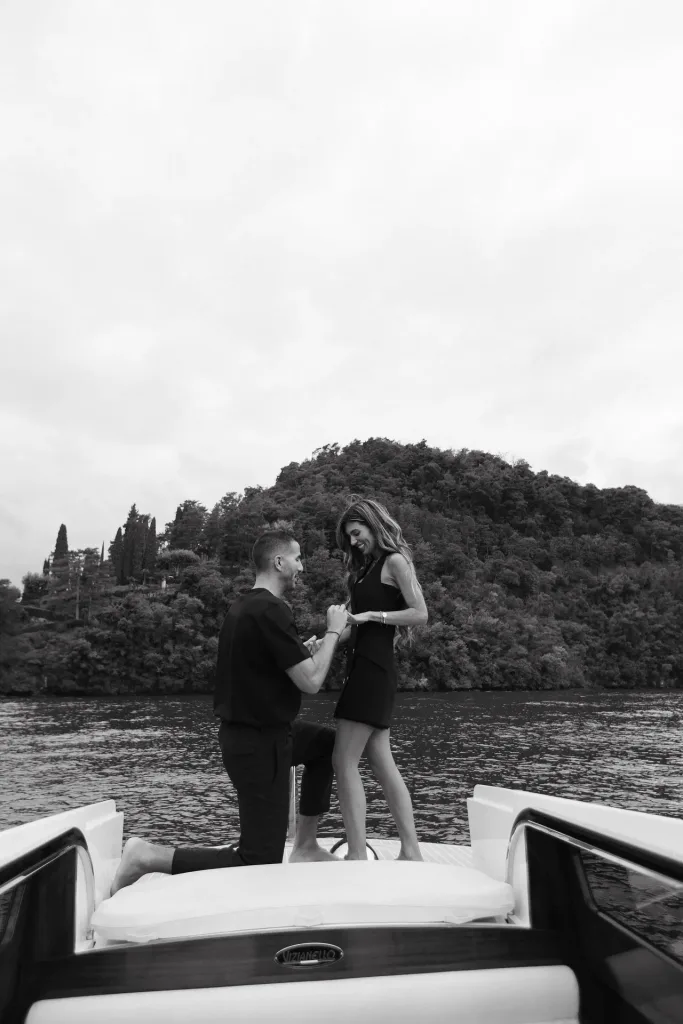 Luxury engagement photoshoot Lake Como