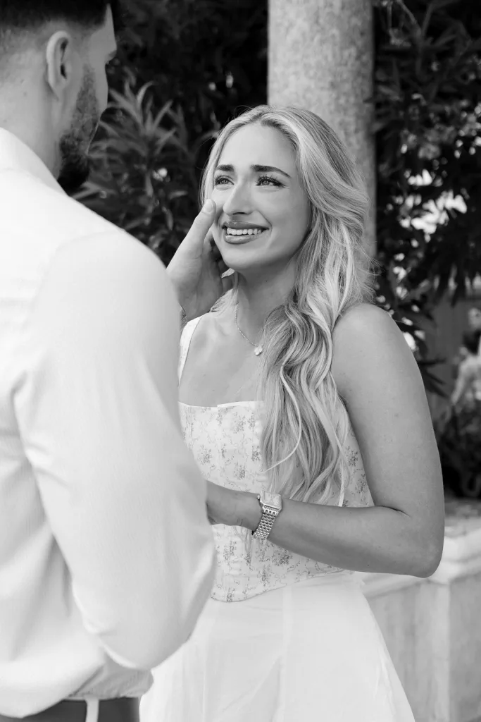 Marriage proposal at Villa Monastero Lake Como