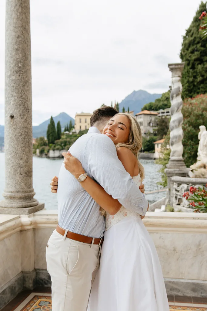 Proposal photoshoot Villa Monastero gardens