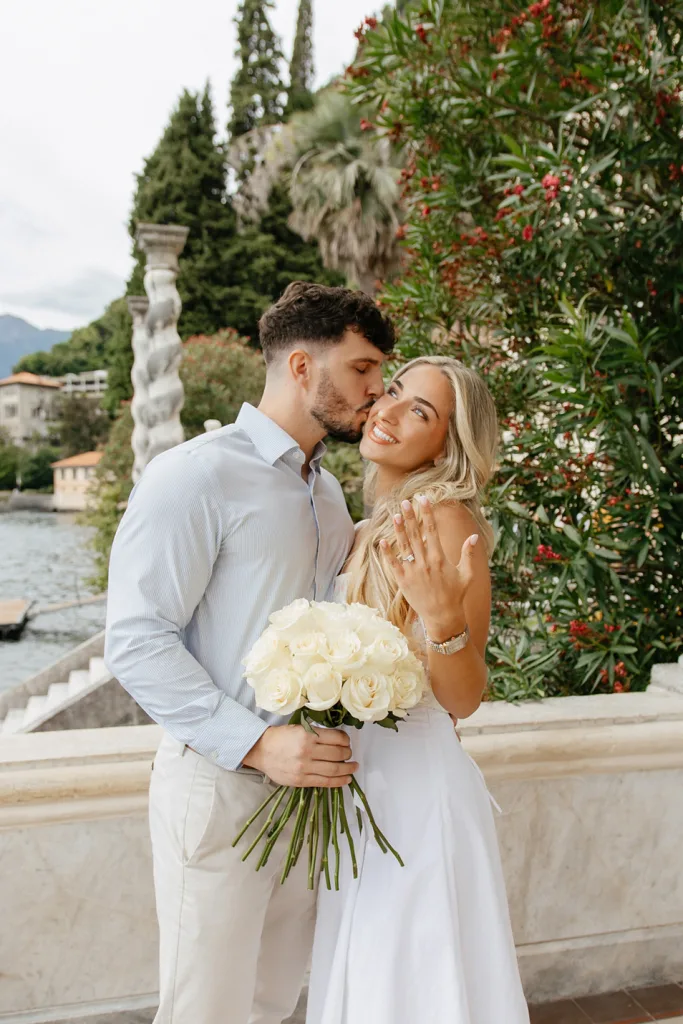Lake Como proposal photographer