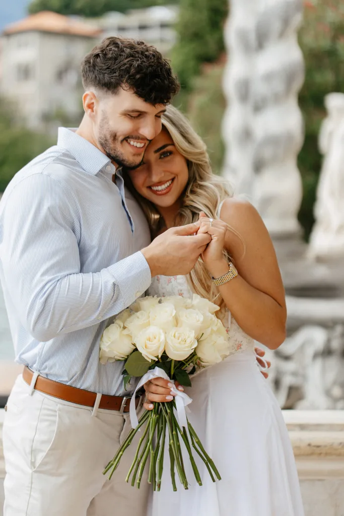 Lake Como engagement photographer