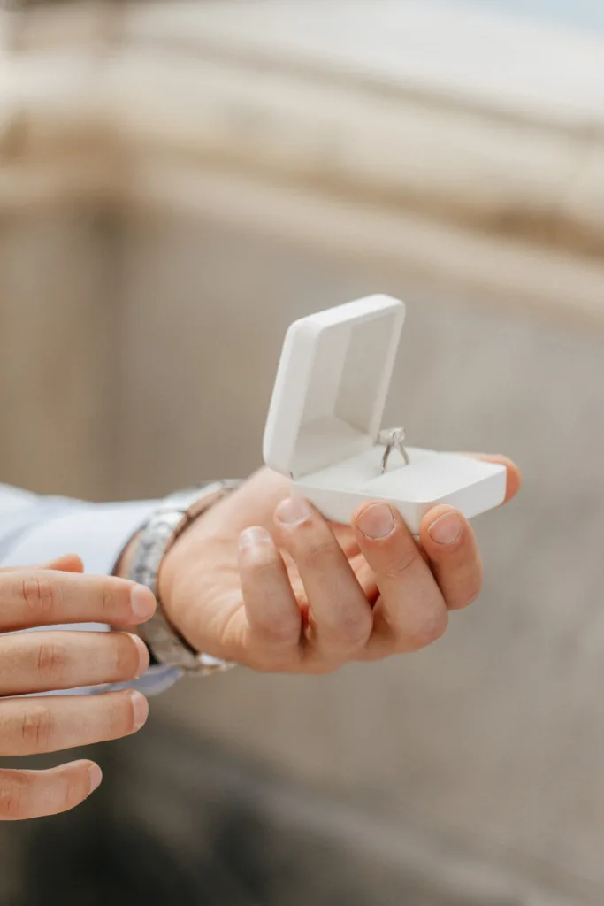 Marriage proposal at Villa Monastero Lake Como