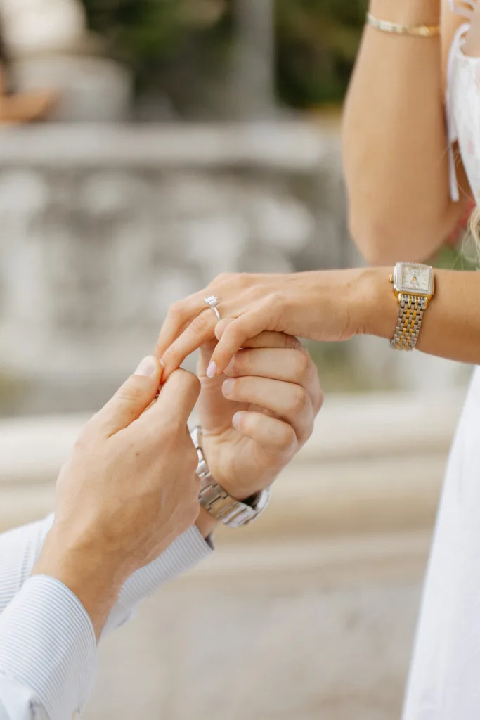 Secret proposal photoshoot at Villa Monastero Lake Como