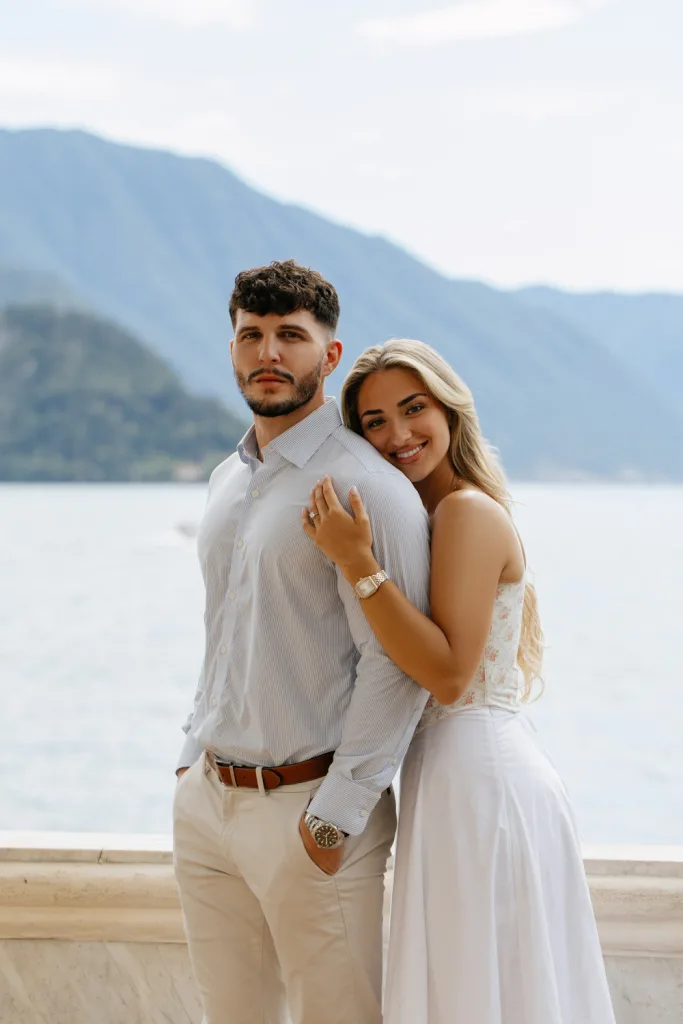 Lake Como luxury proposal photoshoot