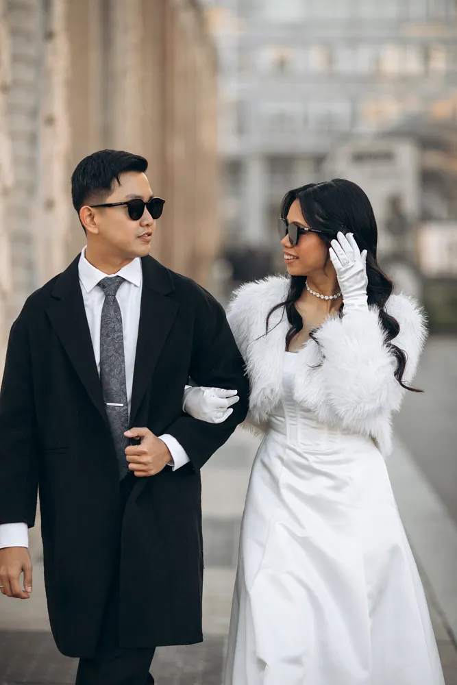 romantic photoshoot in Milan Italy