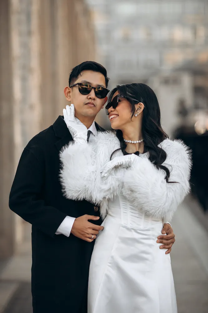 romantic photoshoot in Milan Italy