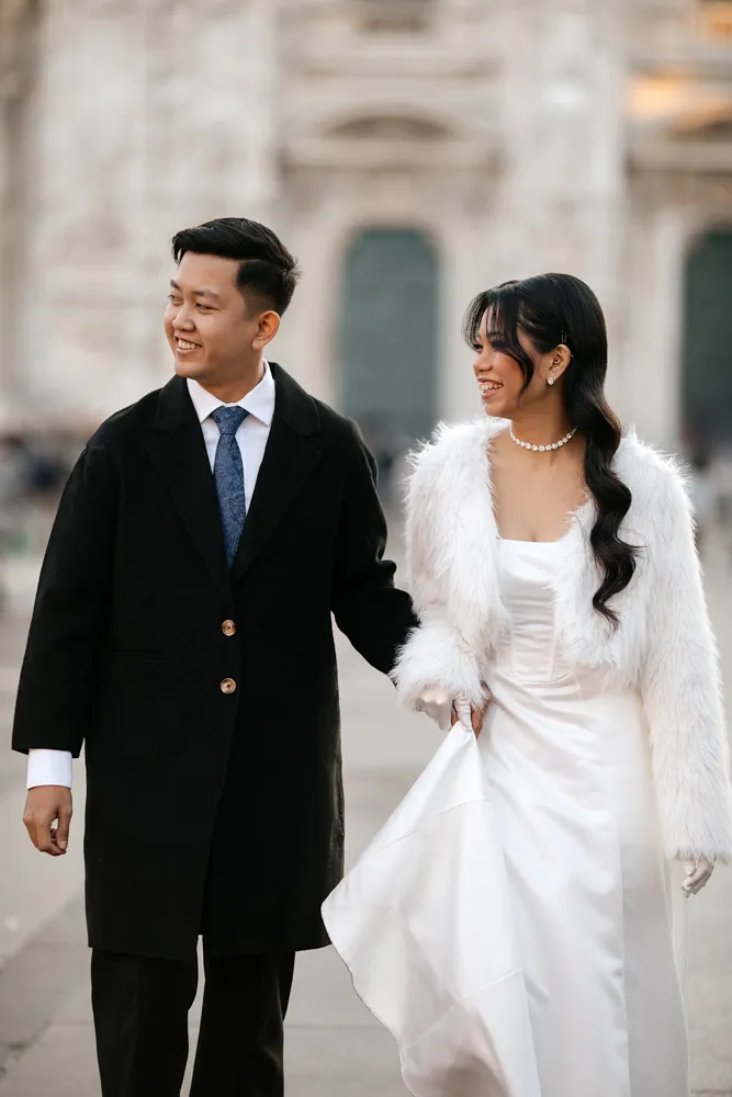 early morning photoshoot Milan