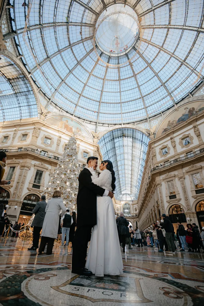 Galleria Vittorio Emanuele photoshoot