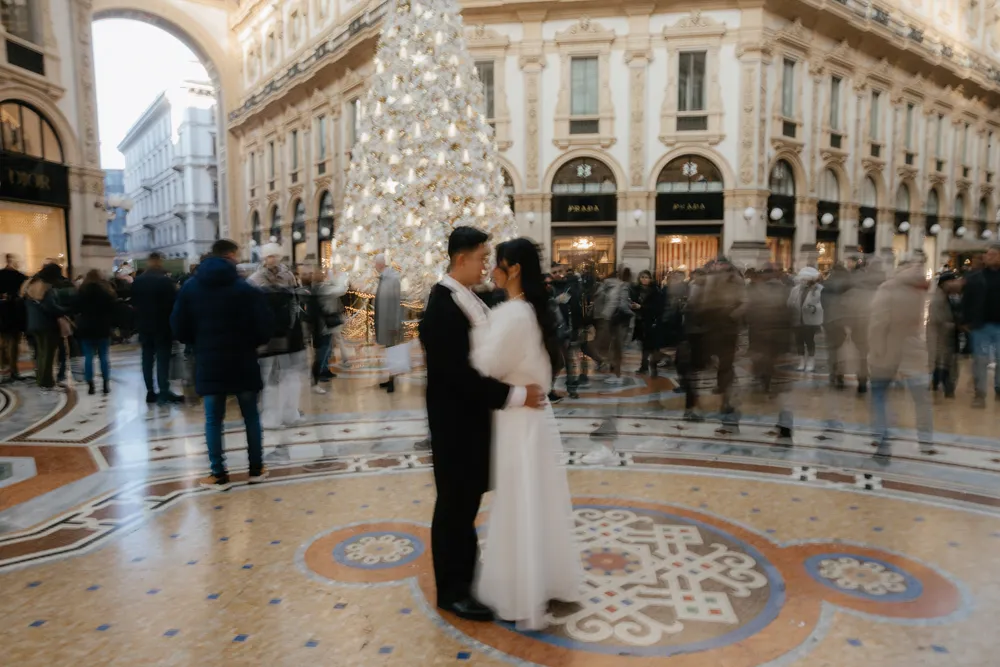 Galleria Vittorio Emanuele photoshoot