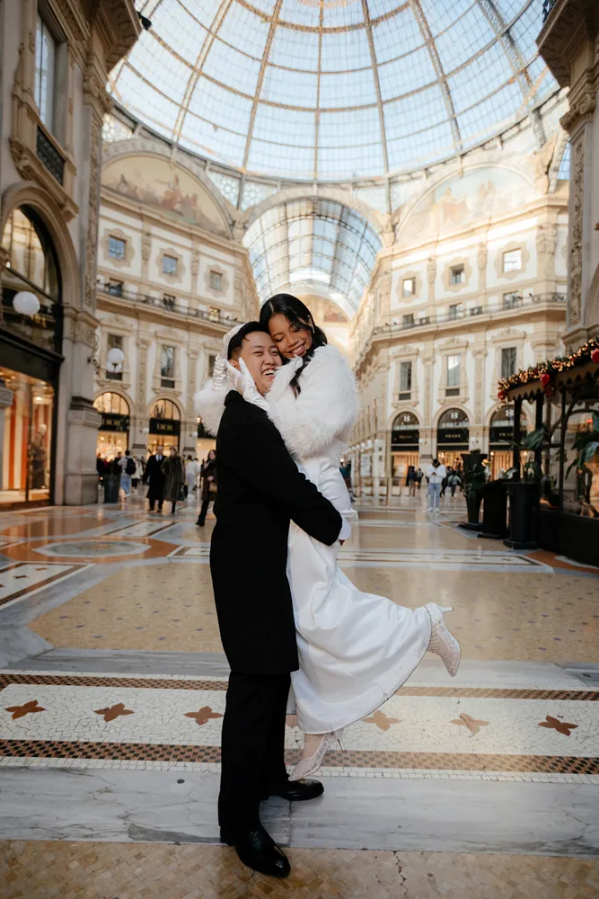 Galleria Vittorio Emanuele photoshoot