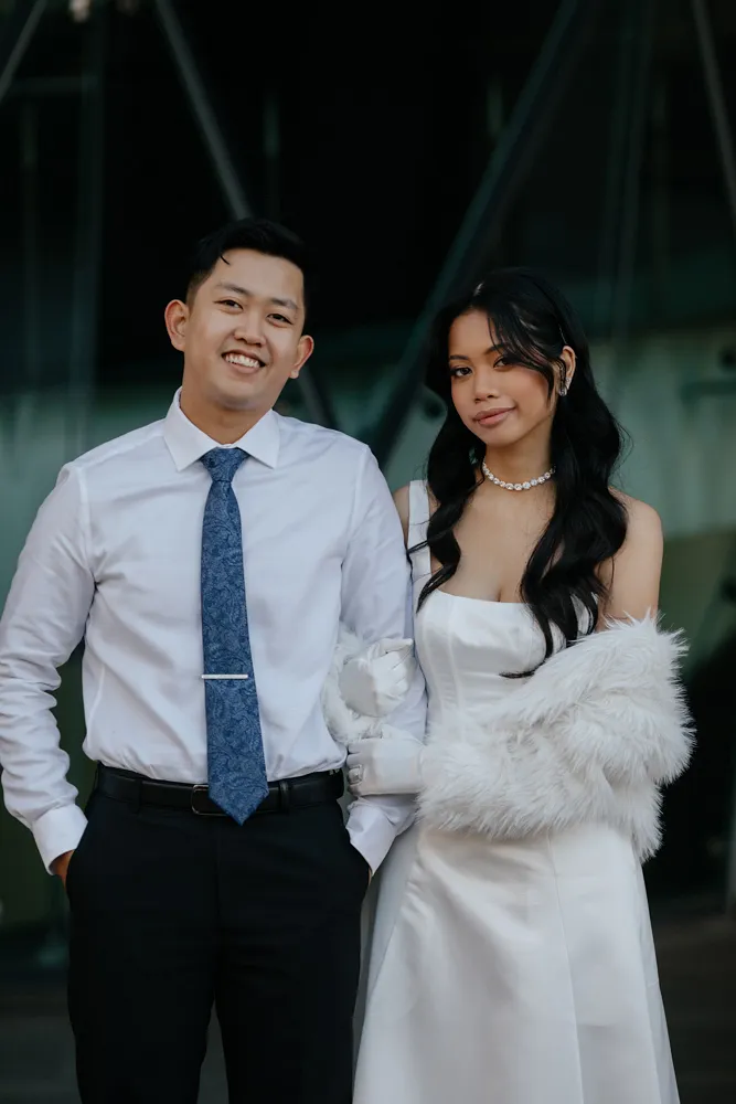 Milan street photoshoot couple