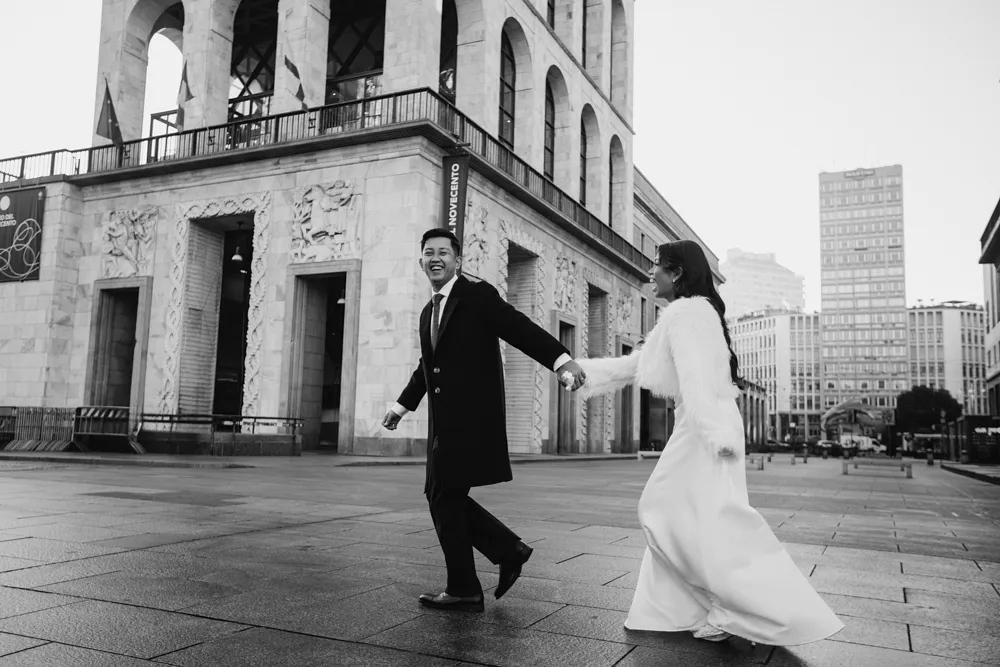 early morning photoshoot Milan