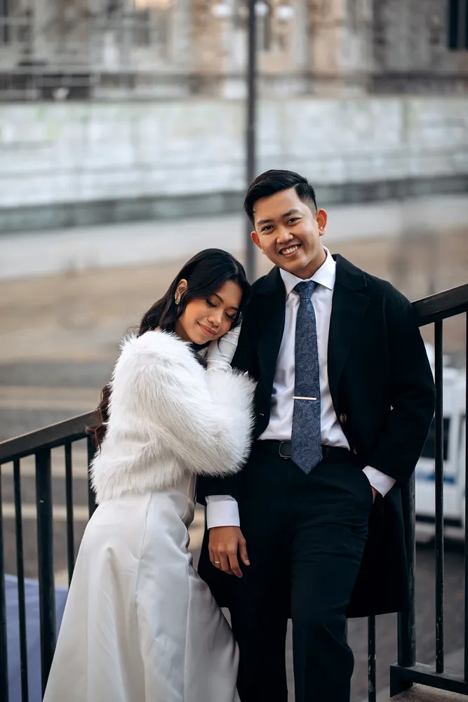 romantic photoshoot in Milan Italy