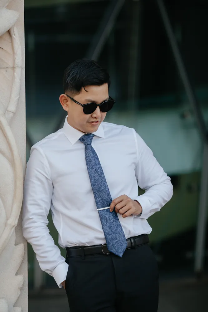 Milan street photoshoot couple