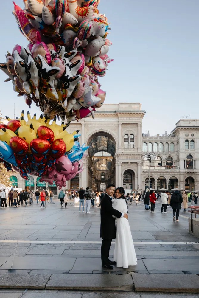 Galleria Vittorio Emanuele photoshoot