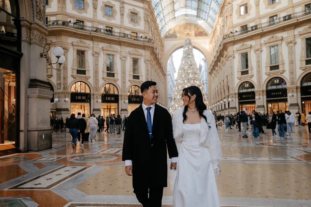 Galleria Vittorio Emanuele photoshoot