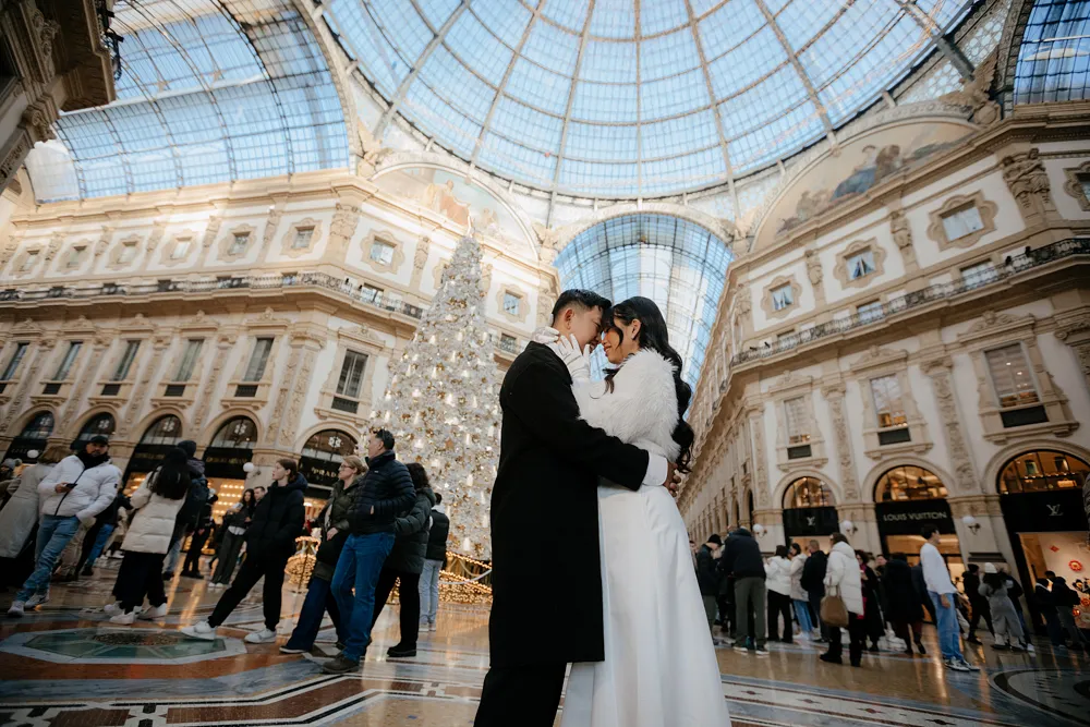 Galleria Vittorio Emanuele photoshoot