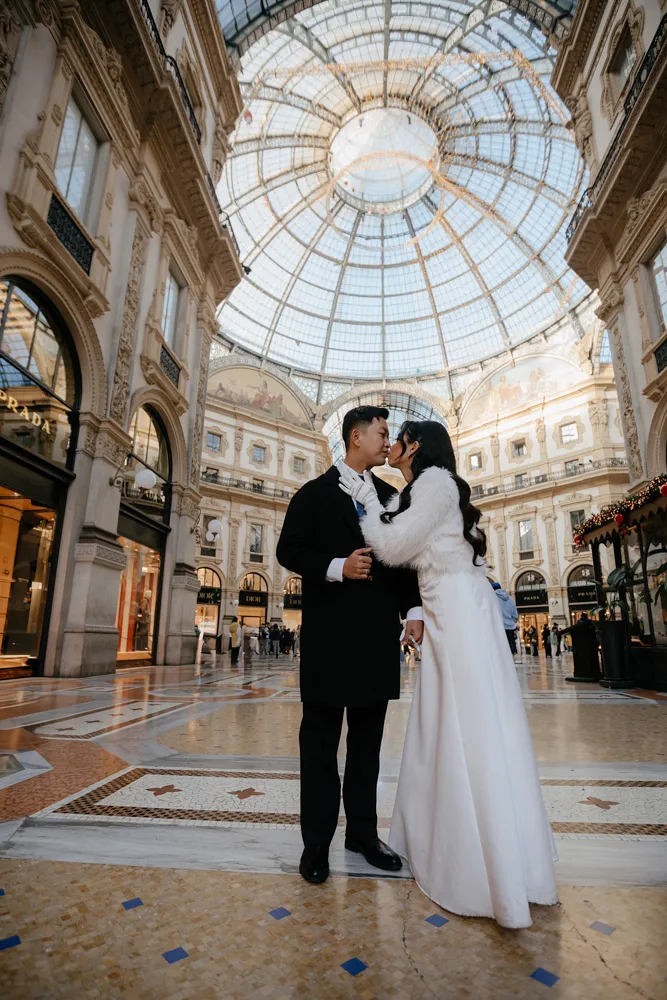 Galleria Vittorio Emanuele photoshoot