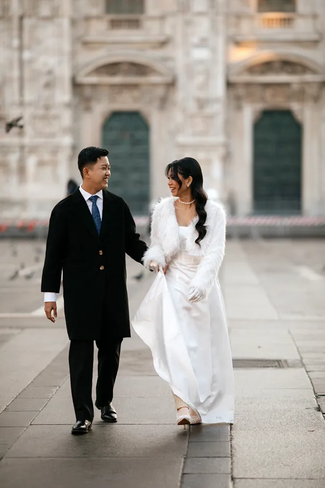 early morning photoshoot Milan