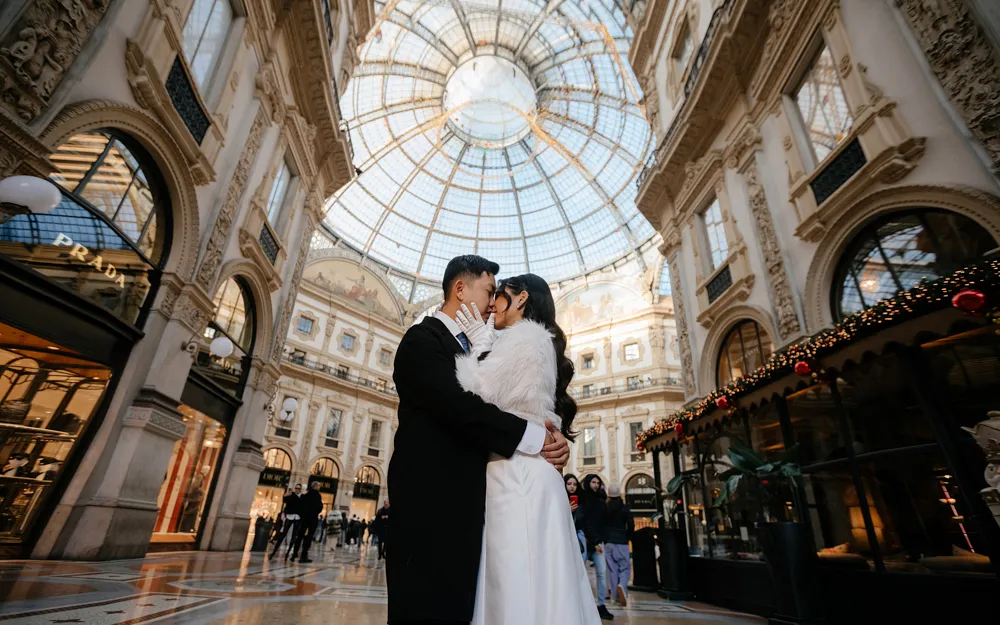 Galleria Vittorio Emanuele photoshoot