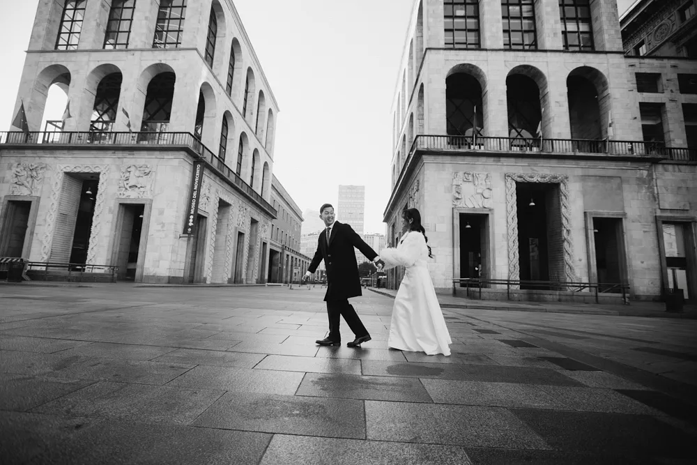 early morning photoshoot Milan