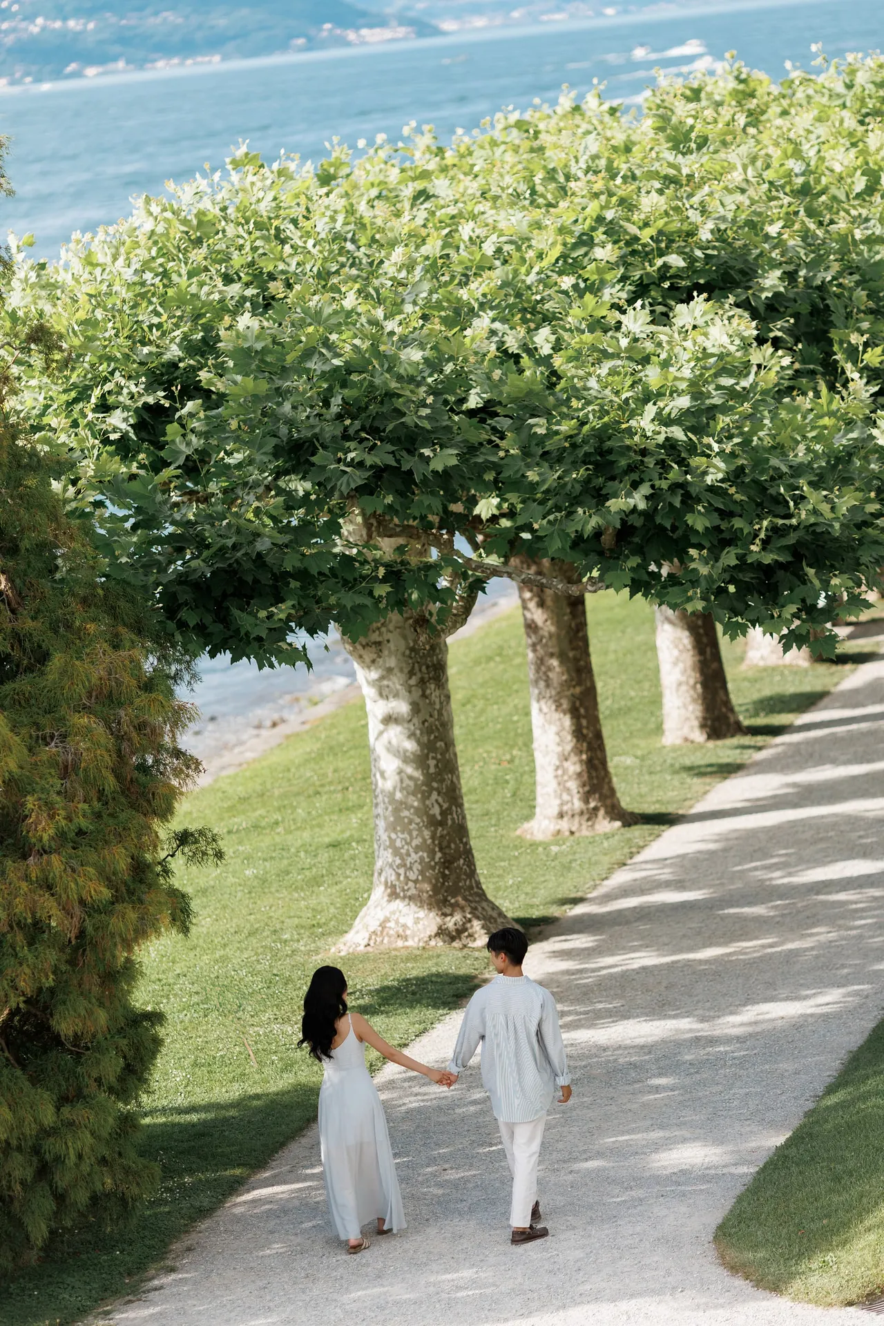 Proposal route through the gardens of Villa Melzi in Bellagio